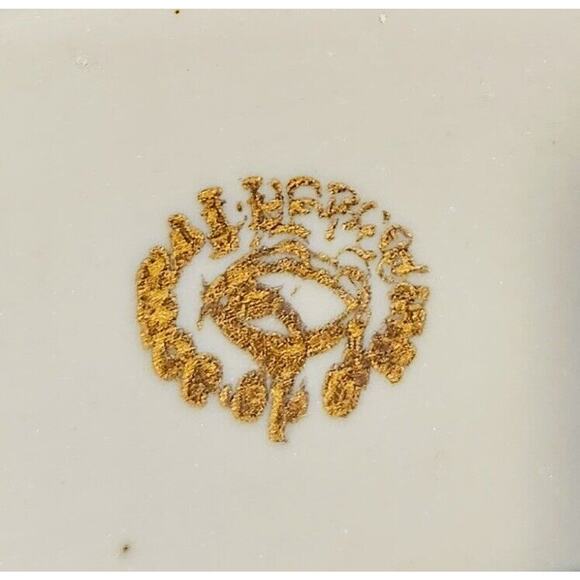 Vintage Porcelain De France Blue Lusterware Gondola Salt And Pepper Shaker Boat - Picture 4 of 4